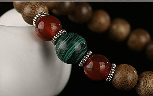 GLW Indonesia Genuine Wild Agarwood Aloewood Malas Meditation Prayer Beads 7mm #4947