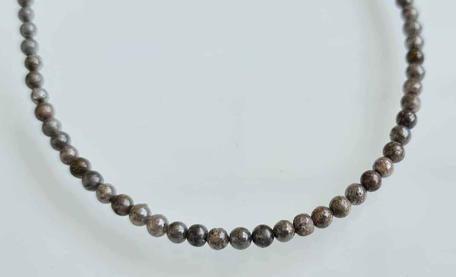 3-3.5mm Diamond Bead Natural Light Gray Smooth Polished Round Diamond Bead Rare Diamond Ball Shape for Necklace (6Pcs To 12Pcs Option)-APKJ1, 3-3.5 MM Approx.