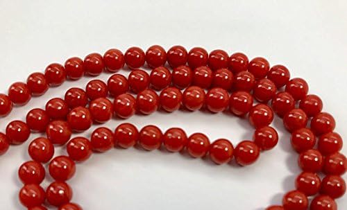 italian red coral high bead strand 17.5 inches size 4.25-4.75 mm