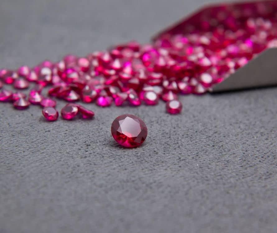 Natural Ruby Tanzania 9 mm Round Gemstone Cut Stone 4.3 ct. July Birthstone Loose Beads for Jewelry Making | Ring | Earring | Pendant