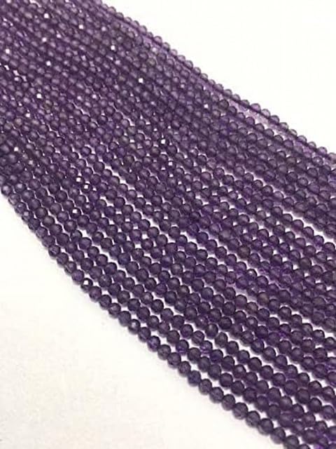 Amethyst Micro Faceted Rondelle 2 to 2.5 mm 13