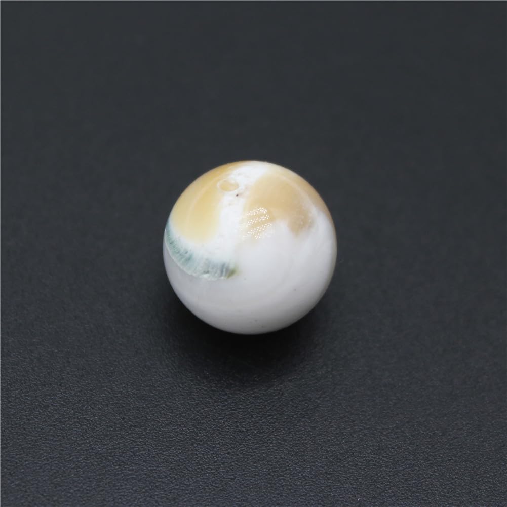 Natural Mop Seawater Shell Beads Loose Spacer Ball Bead for Jewelry Making DIY Necklace Earring Bracelet 13mm 1000 Pieces