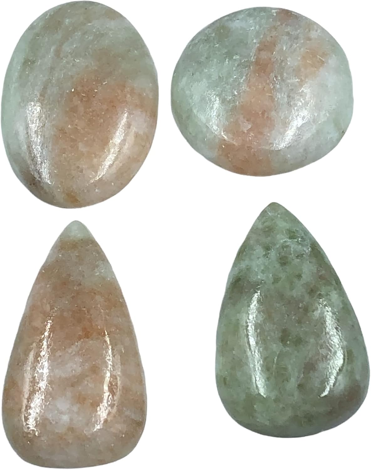 Natural GOLDEN SERAPHINITE Gemstone Loose Cabochon Lot For Jewelry Making, Loose Gemstone For Ring, Earring & Pendant Necklace, Jewelry Making Cabochons, Healing Gemstones