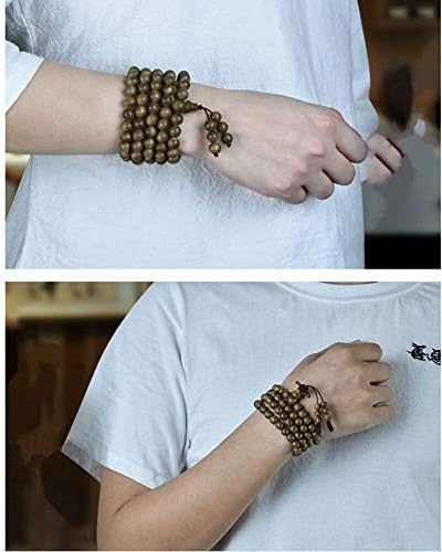 Hoi an Genuine Wild Agarwood Aloewood Malas Meditation Prayer Beads 7 Mm #4957