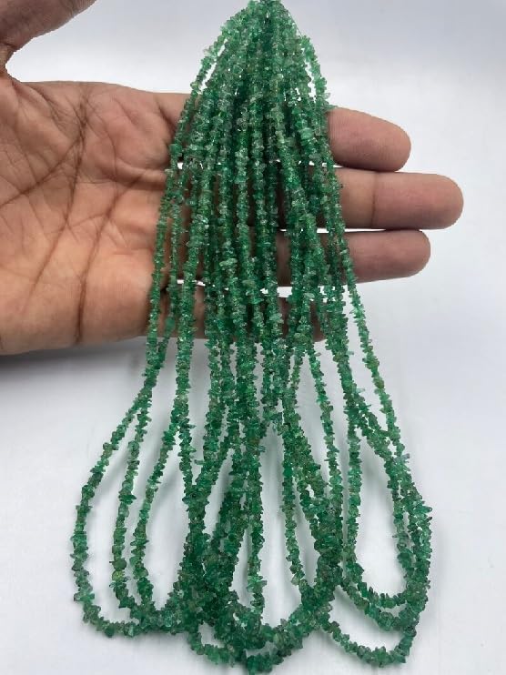 AAA+ Natural Zambian Emerald Rough Uncut Beads 3-3.5 mm Raw Beads Emerald Beads Uncut Emerald Chips Beads Emerald Rough Beads