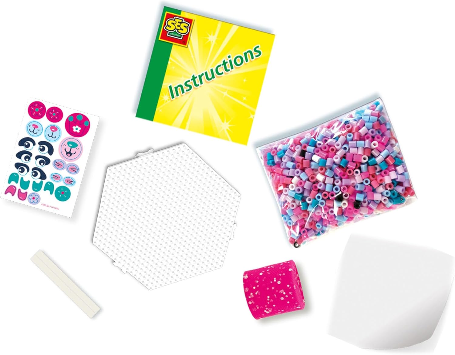 SES Creative 06077 Iron on Beads-Ballerina Animals