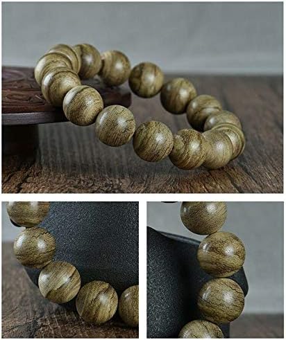 GLW Nha Trang Natural Wild Agarwood Aloewood 14mm Malas Prayer Beads Japa #4912