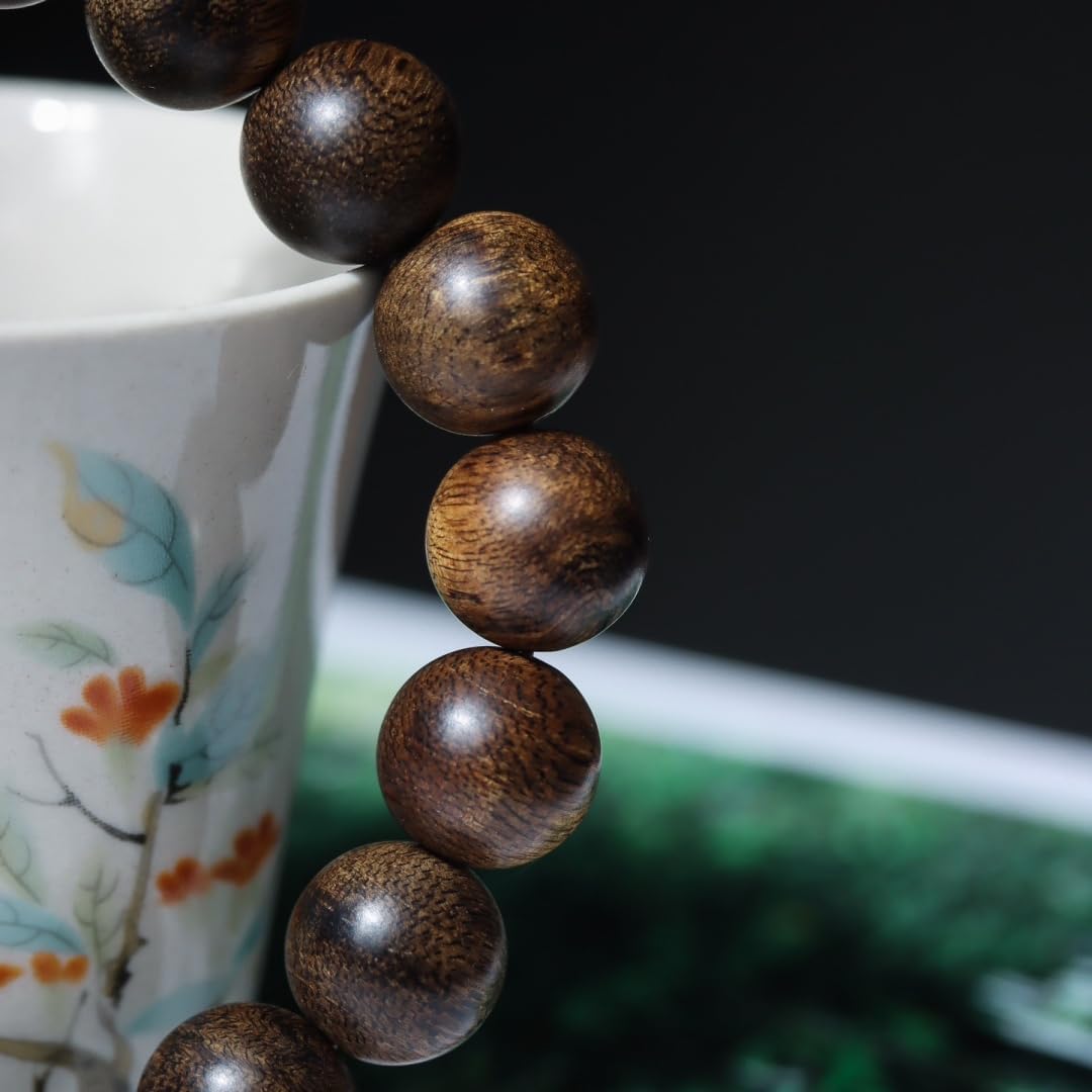 Vietnam Nha Trang White Agarwood Burl Old Material Sinking Grade 10mm*19 Pieces Impressive Jade-like Full Grain