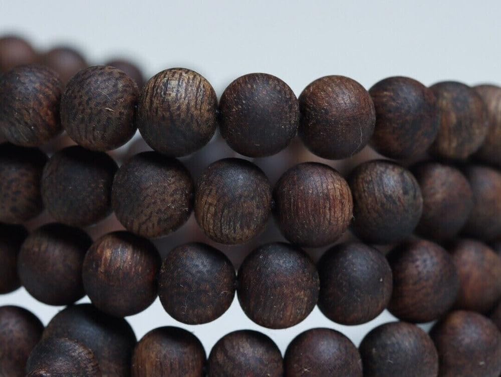Agarwood 6mm Natural Vietnam White chess nan agarwood Bracelets Buddhist Prayer Beads