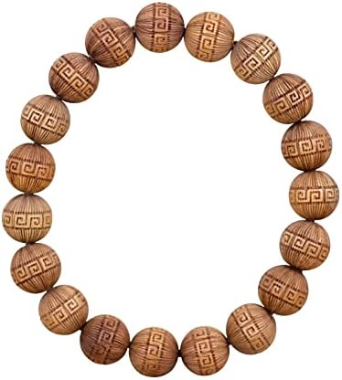 印度老山檀香雕刻珠1.0手串 念珠装饰多种款式檀香木(祥云款)