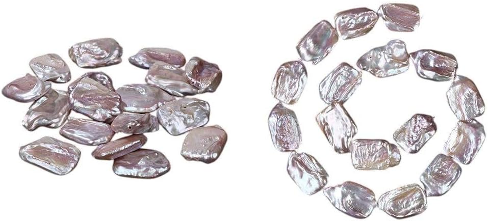 Irregular High Baroque Freshwater Pearl Beads for DIY Jewelry Making - For Necklaces, Bracelets, Earrings - (Color: Style. 28 / Size: One String)