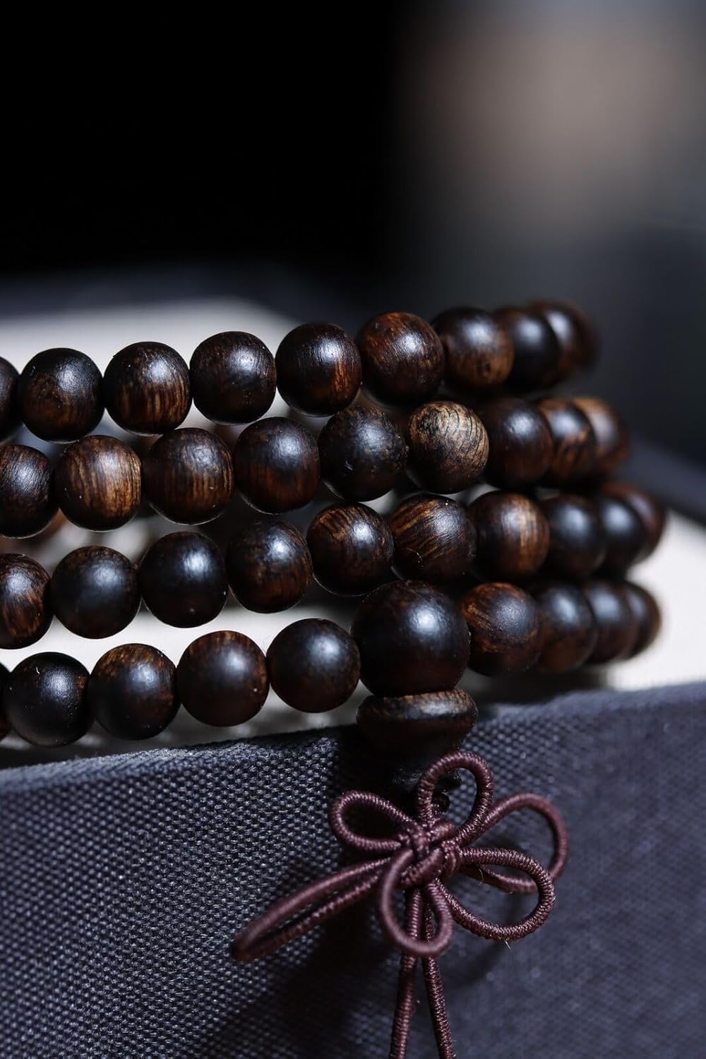 Agarwood Darakan Agarwood bracelet 5mm*108 rosary beads submerged grade Buddha beads