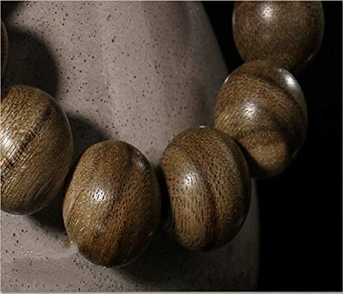 GLW Indonesia 15.7mm Mala Meditation Japa Wild Agarwood Aloewood Prayer beads #4792