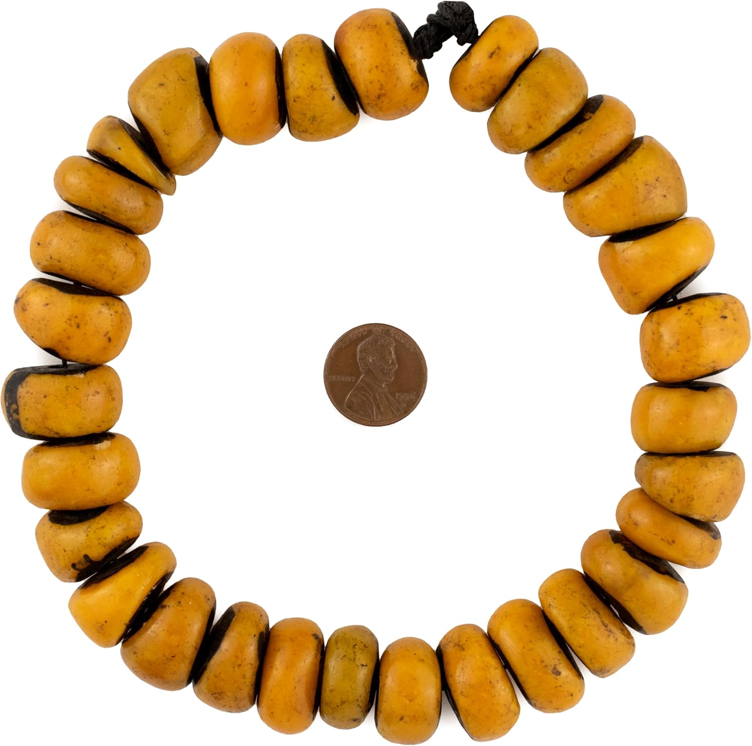 The Bead Chest Moroccan Amber Resin Beads: Berber Tribal North African Trade Beads for DIY Jewelry, Home Decor, and More!
