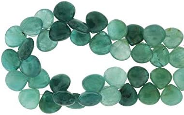 Ombre Blue Grandiderite 12mm Smooth Heart Shaped Briolettes 8