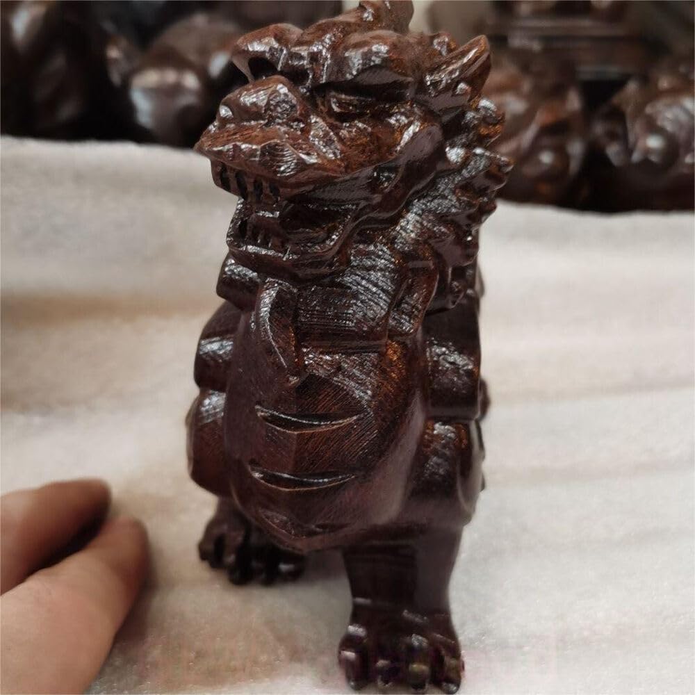 Agarwood A Pair Hand Carving Vietnam Wild Agarwood Kirin Fengshui Decoration Agarwood