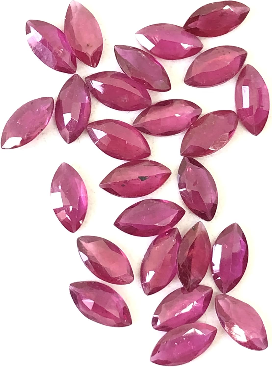13.55 Ct Luster Ruby Marquise Shape Cut Faceted Size 8x4 mm Attractive 25 Pieces Wholesale Lot Unique Quality Loose Gemstone Best For Making Necklace, Pendant, Earring, Ring Jewelry