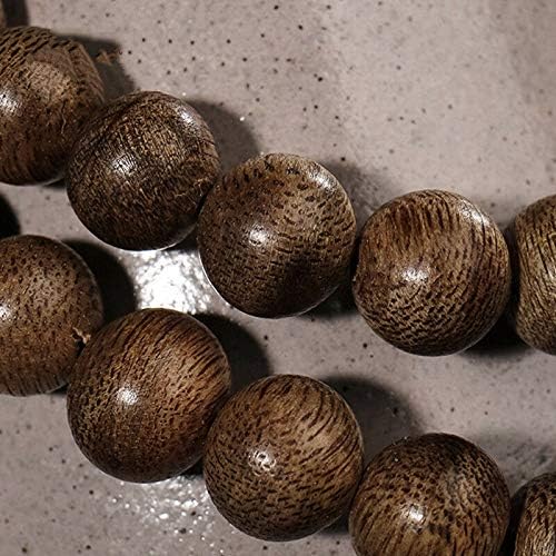 GLW Malas Meditation Prayer Beads Kalimantan Genuine Wild Agarwood Aloewood 7mm#4970