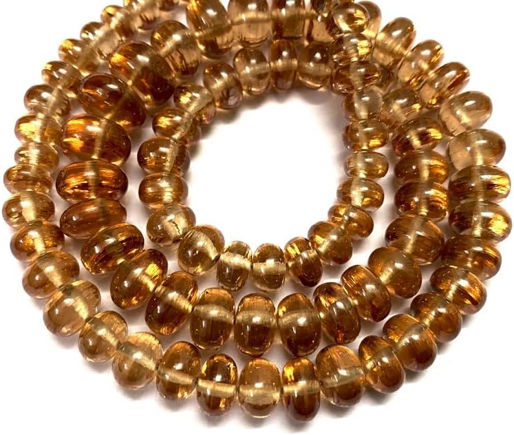 Natural Zircon rondelle soomth Beads 7x11 15 inch Long String Jewelry Making Gemstone Beads for Necklace Bracelet