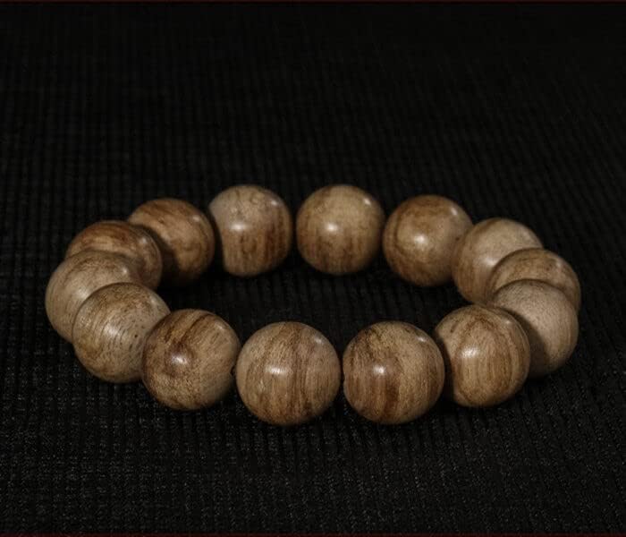 HaiNan 15.7mm Mala Meditation Wild Agarwood Aloewood Prayer Beads #4783