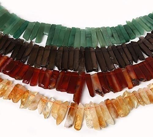 Crystal Home Collections Irregular New 1Strand/Lot Approx.38cm/15 Gravel Natural Chip Gold Crystal Quartz Bracelet Beads Crystal Loose Spacer Beads - Room Decoration (Color : Crystal)
