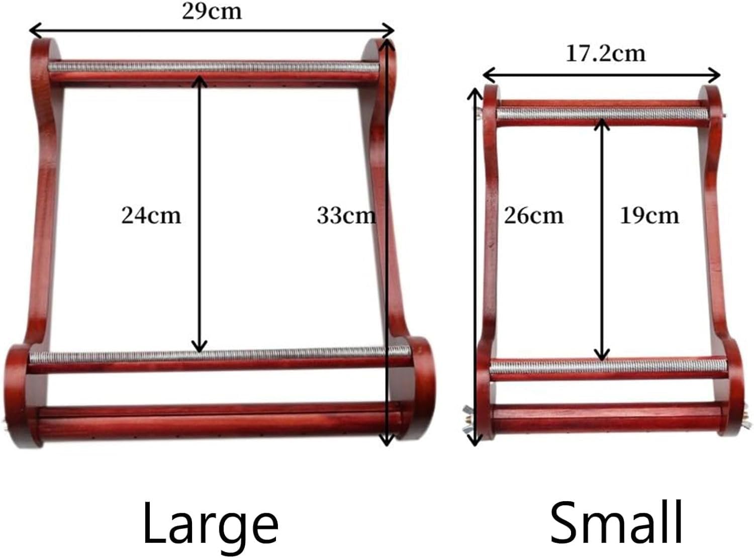 JOSBY Jewelry Making Bead Loom Tools, Wooden Bead Loom Set, Manual Bead Weaving Machine, Dual Size Options, Multi-Bead Compatibility, Easy to Use, for DIY Necklace, Bracelet, Belts