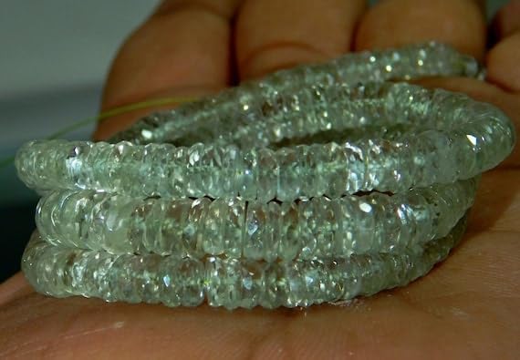 BEADS GEMSTONE 1 Strand Natural Grossular Garnet Gorgeous Clean Smooth Beads Rondelle Shape 5x4.5.mm Approx 8.5 inch Code-HIGH-20067