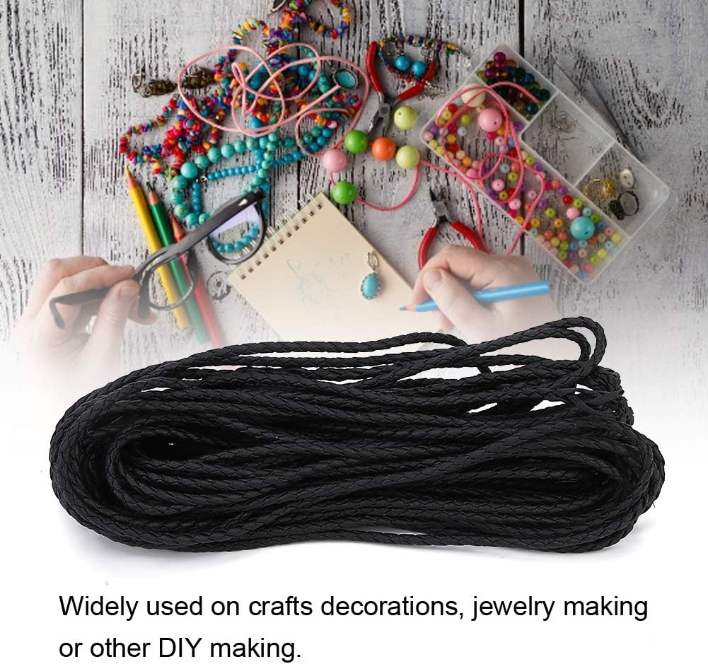 Oceanside Necklace Cord, PU Leather Soft Bracelet Cord, Jewelry Making Cord Necklace for Bracelets & Necklaces