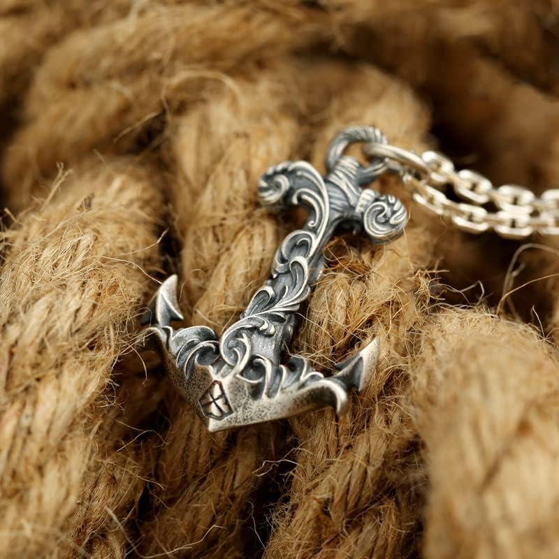 Brass Tang Grass Boat Anchor EDC Bead DIY Paracord Keychain Bead Bracelet Accessories Bead,Necklace Pendant Bead,Lanyard Bead,Brass Charms