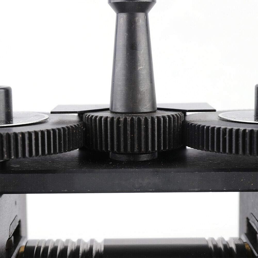 DNYSYSJ Jewelry Rolling Mill Machine - Professional Manual Rolling Mills for DIY Jewelry Making, Black, 4