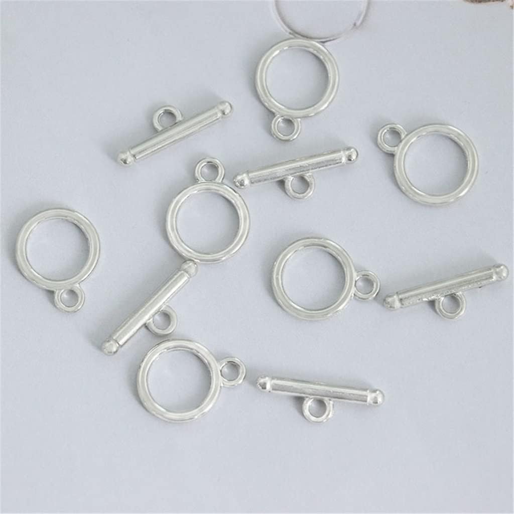 Silver Sweet Spicy Wind Circle Dangle Alloy Earrings DIY Handmade Material Accessories(E)