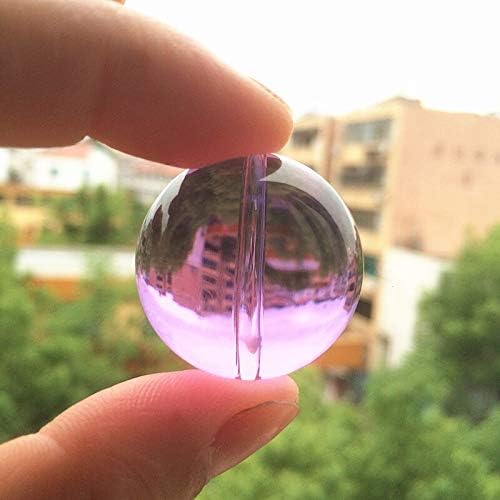 Chandelier Crytal 30pcs/lot 30MM fashion crystal Jewelry Glass Purple Beads smooth Magic ball for Crystal Chandelier Accessories