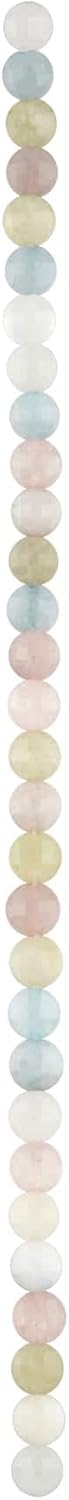 Bead Landing Pastel Quartz Faceted Coin Beads, 12 Pack