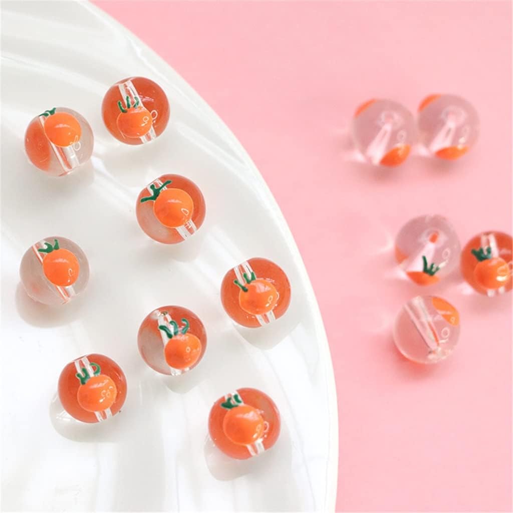 Hand Painted Fun Drip Oil Loose Beads Beads Handmade DIY Beaded Bracelet Jewellery Accessory