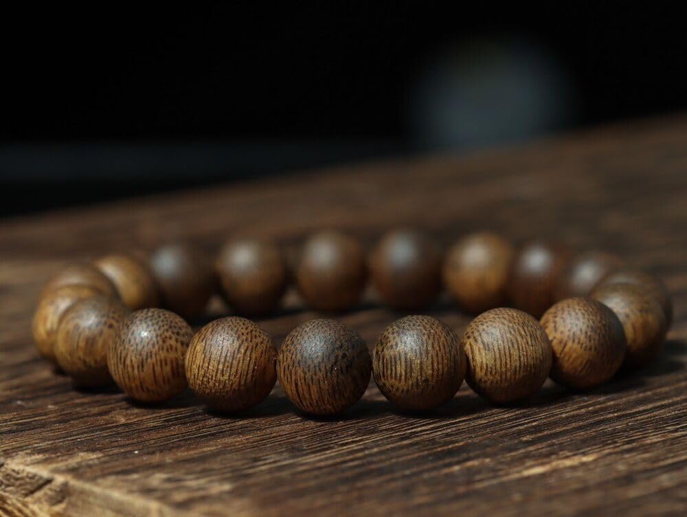 Agarwood 10mm Hainan White Chess Agarwood Skewers Buddha Beads Rosary Beads Sinking Water