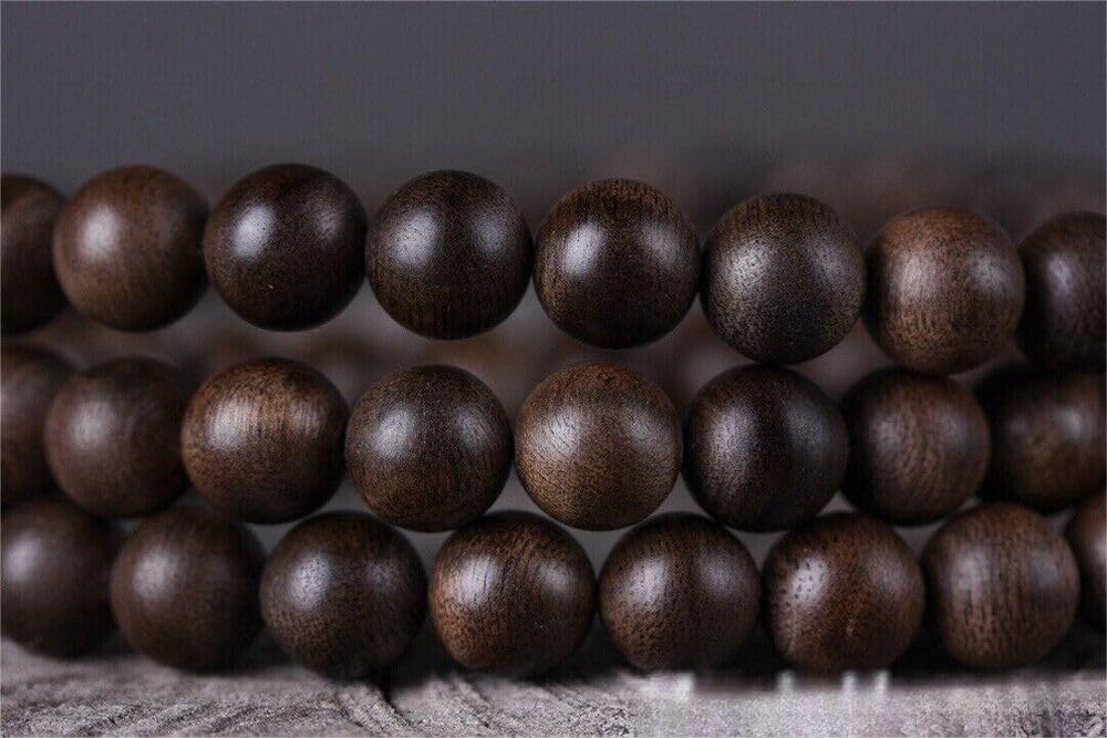 Agarwood 10mm*108 Kalimantan Brunei agarwood Bracelet Rosary agarwood Beads agarwood #108