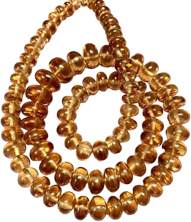 Natural Zircon rondelle soomth Beads 7x11 15 inch Long String Jewelry Making Gemstone Beads for Necklace Bracelet CHIK-STRD-78316