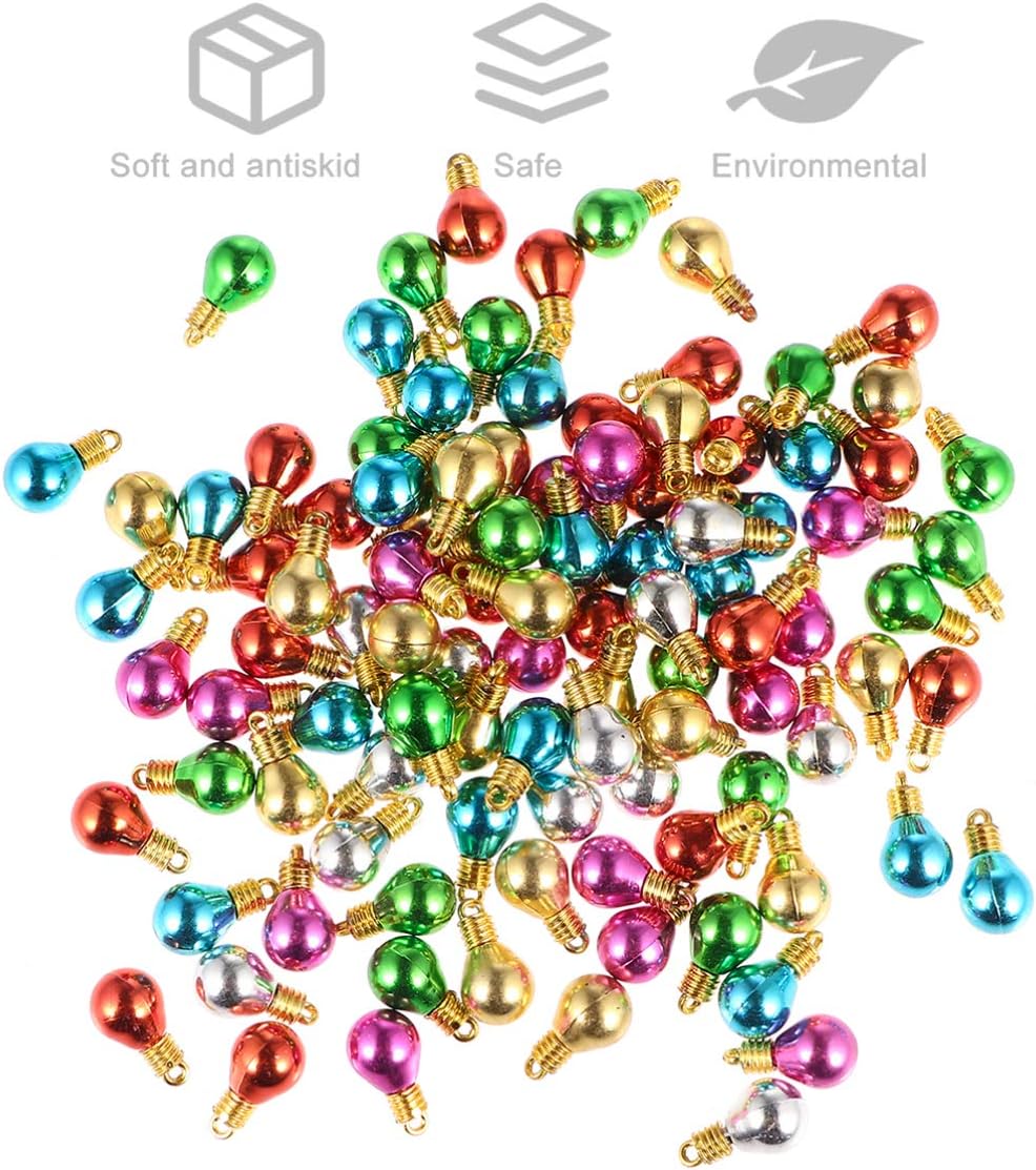 Tofficu 1000pcs Round Lamp Beads for DIY Jewelry and Christmas Decorations Creative Handmade Bead Accessories for Crafting Projects