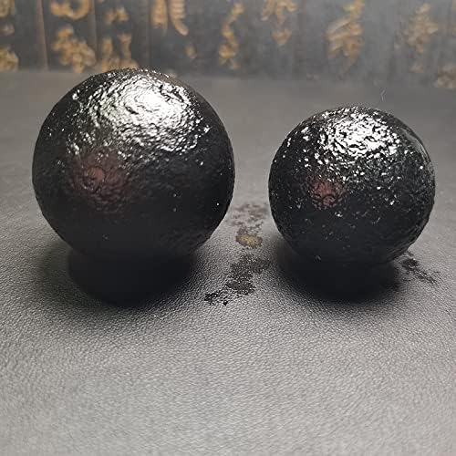 ZTBH Czech Meteorite 35-43mm Czech Meteorite Glass Sphere Crystal Energy Stone Irregular Shape Pendants Crystal Jewelry (Color : 43mm)