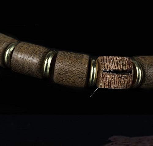 GLW Kalimantan Wild Agarwood 7mm Malas Meditation Prayer Beads #4893