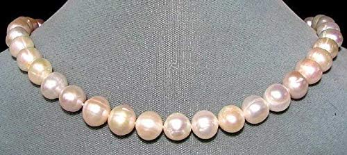 Huge 9 to 10mm Natural Rich Cream Pearl Strand 103434C for Jewelry Making