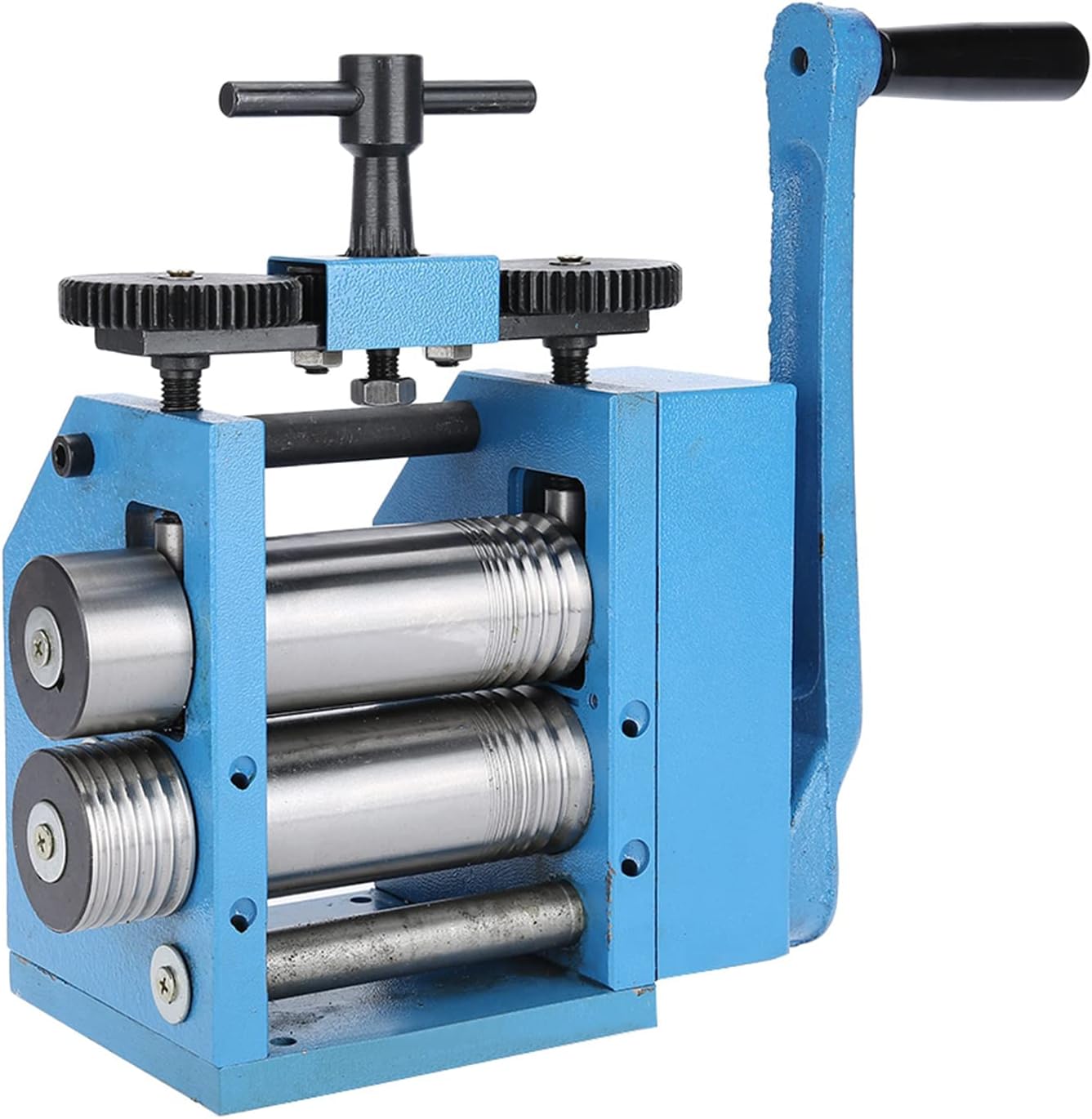 NSXAYIWE Jewelry Rolling Mill Machine, Manual Combination Rolling Mill for Jewelry, Iron Roller Rolling Mills for Jewelry Making