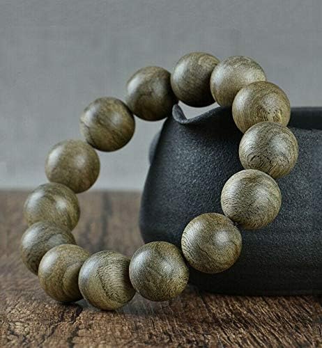 GLW 15mm Mala Prayer Beads Genuine Natural Wild Brunei Darussalam Agarwood #4318