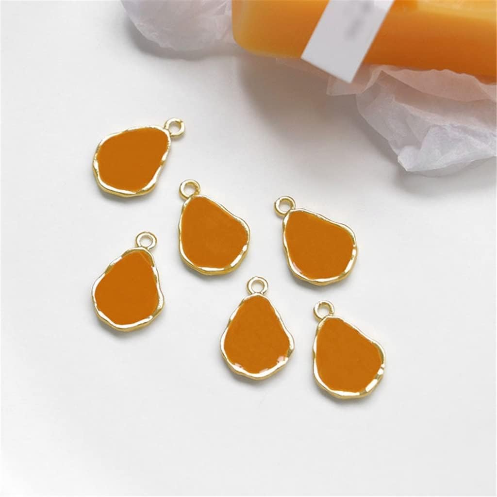 Hollow Drip Oil Alloy Earrings Accessories Clashing DIY Handicraft Materials Jewelry Accessories(E)