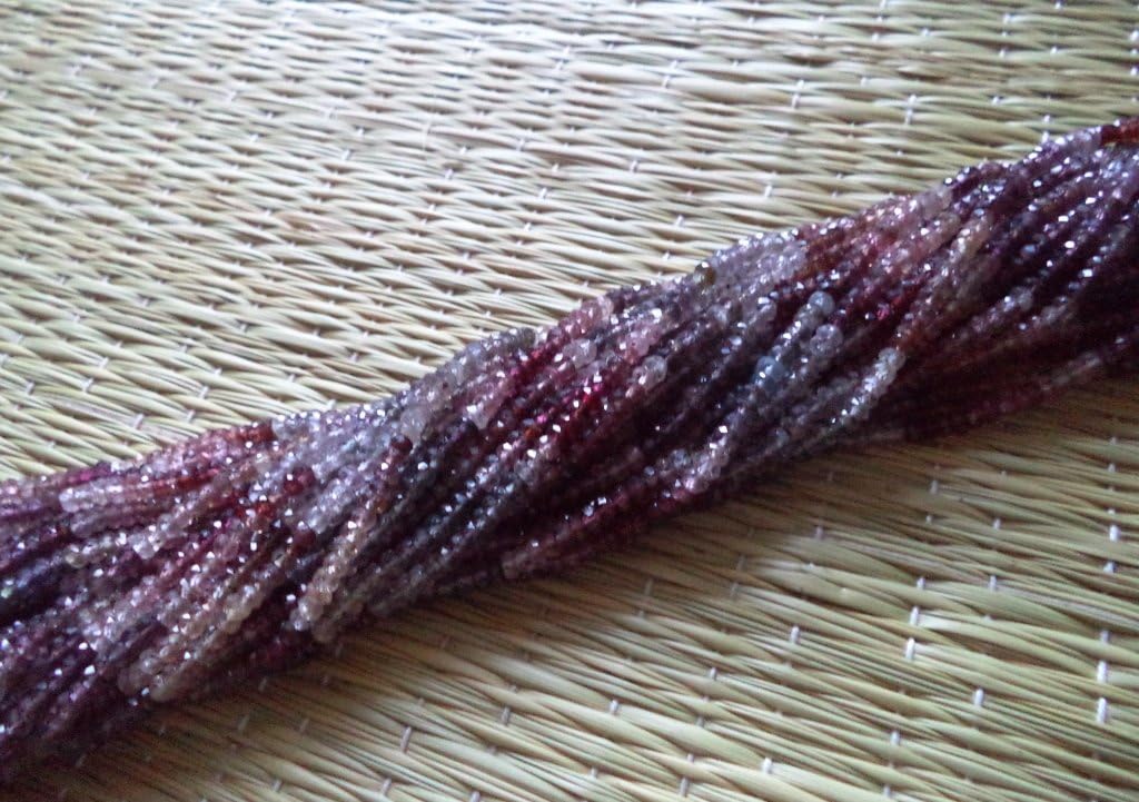 AAA QUALITY MULTI SPINEL FACETED RONDELLE LOOSE GEMSTONE BEADS 13