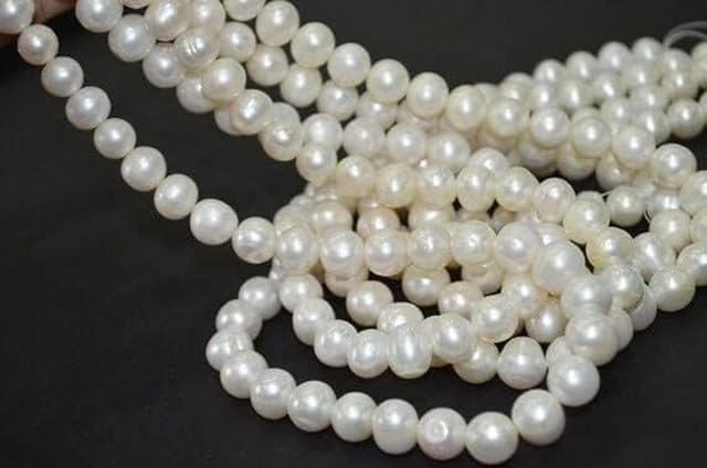 Natural Exotic Fresh Water Pearl Smooth Rondelle Beads 10-11 mm Approx,16 inch lot of 5 Strands Chik-STRD- 91761