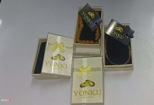 Yonku Hand_Crafted botswana agate round smooth 10mm multi color beads adjustable thread cord bracelet YO-BRACE-14582