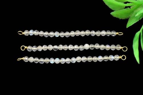 5 pc Labradorite Bar Pendant,Double Loop Connector,Wire Wrapped Pendant,beaded bar Pendant,Double Bail,Necklace Making Supply,Labradorite jewelry CHIK_NECKLACE-36273