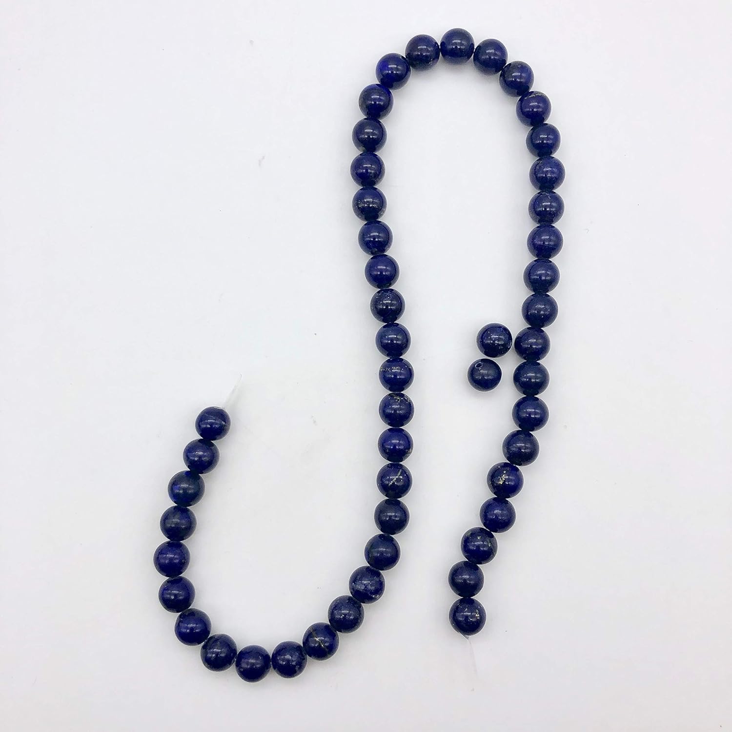 Rare Natural Lapis 8mm Round Bead Strand 110265A for Jewelry Making