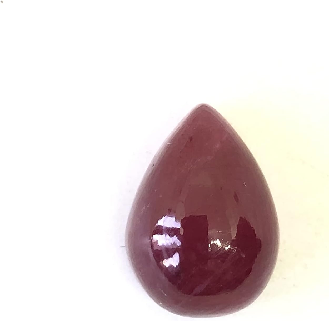 25.35 Ct Deep Red Ruby Pear Shape Cabochon Size 18x13 mm Attractive Unique Quality Most Popular Loose Gemstone Best For Making Jewelry Pendant/Ring